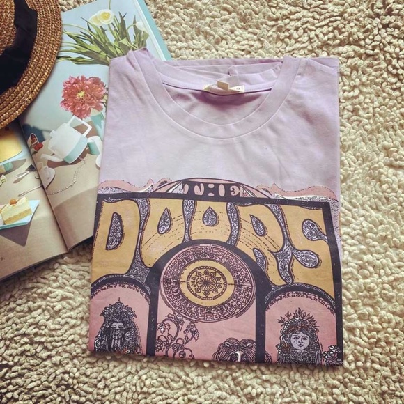 Lilac Purple the doors band concert graphic tee - Picture 6 of 11